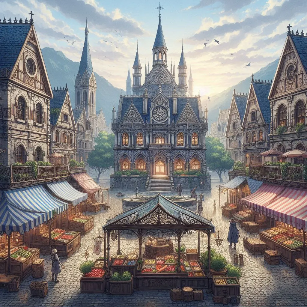 Bladiator market building
