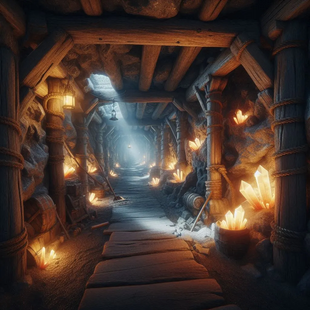 Bladiator mining cave building